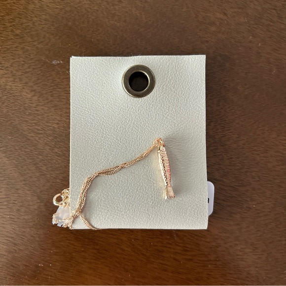 SOLD: Sardine Fish Charm Gold Metal Necklace NWT - Picture 4 of 5